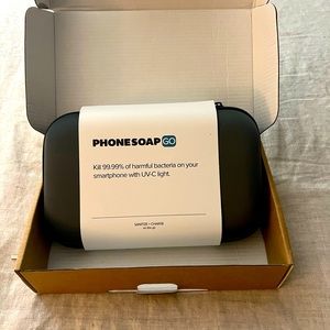 Phone soap sanitizing phone case & charger